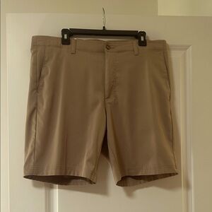 PGA Tour Men's Khaki Flat Front Shorts